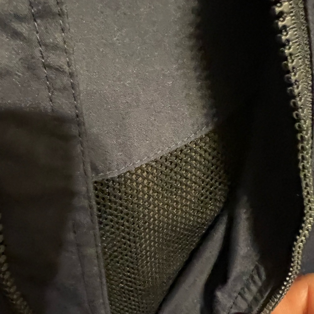 Catalina Outerwear Navy Blue jacket with hood great for cool days and blocking ! - Picture 3 of 4